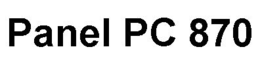 PANEL PC 870 trademark