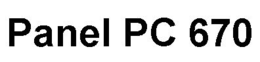 PANEL PC 670 trademark