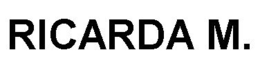 RICARDA M. trademark