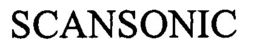 SCANSONIC trademark