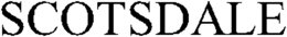 SCOTSDALE trademark