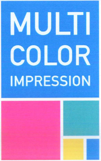 MULTI COLOR IMPRESSION trademark