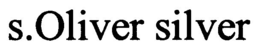 S.OLIVER SILVER trademark