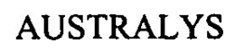 AUSTRALYS trademark