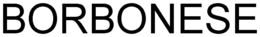 BORBONESE trademark