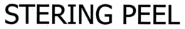 STERING PEEL trademark