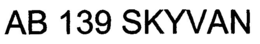 AB 139 SKYVAN trademark
