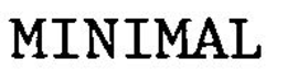 MINIMAL trademark