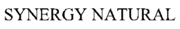 SYNERGY NATURAL trademark