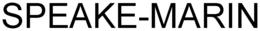 SPEAKE-MARIN trademark