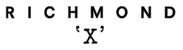 RICHMOND 'X' trademark