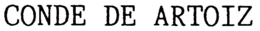 CONDE DE ARTOIZ trademark