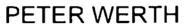 PETER WERTH trademark