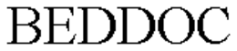 BEDDOC trademark