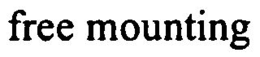FREE MOUNTING trademark