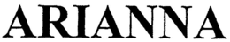 ARIANNA trademark