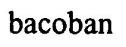 BACOBAN trademark