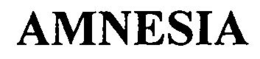 AMNESIA trademark