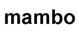 MAMBO trademark