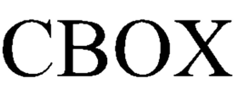 CBOX trademark