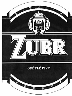 PIVOVAR PREROV ZUBR SVETLE PIVO trademark