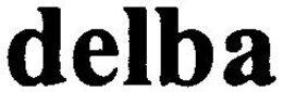 DELBA trademark