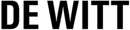 DE WITT trademark