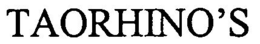 TAORHINO'S trademark