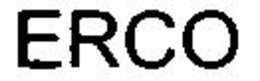 ERCO trademark