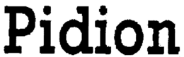 PIDION trademark
