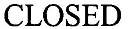 CLOSED trademark