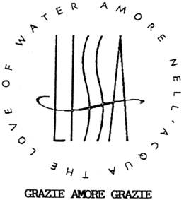 LISSA THE LOVE OF WATER AMORE NELL'ACQUA GRAZIE AMORE GRAZIE trademark