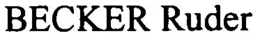 BECKER RUDER trademark