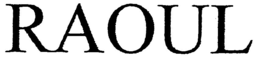 RAOUL trademark