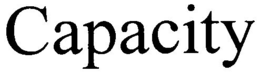 CAPACITY trademark