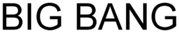BIG BANG trademark