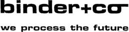 BINDER+CO WE PROCESS THE FUTURE trademark