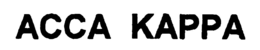 ACCA KAPPA trademark