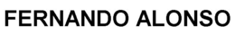 FERNANDO ALONSO trademark