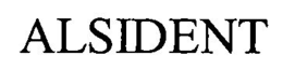 ALSIDENT trademark