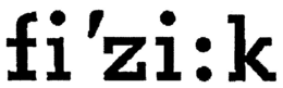 FI'ZI:K trademark