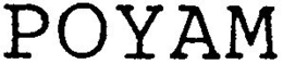 POYAM trademark
