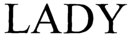 LADY trademark