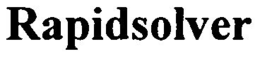 RAPIDSOLVER trademark