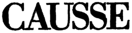 CAUSSE trademark