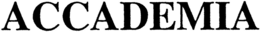 ACCADEMIA trademark