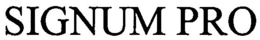 SIGNUM PRO trademark