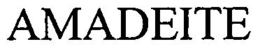 AMADEITE trademark