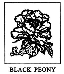 BLACK PEONY trademark