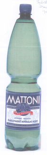 MATTONI KARLOVARSKÉ MINERÁLNÍ VODY trademark
